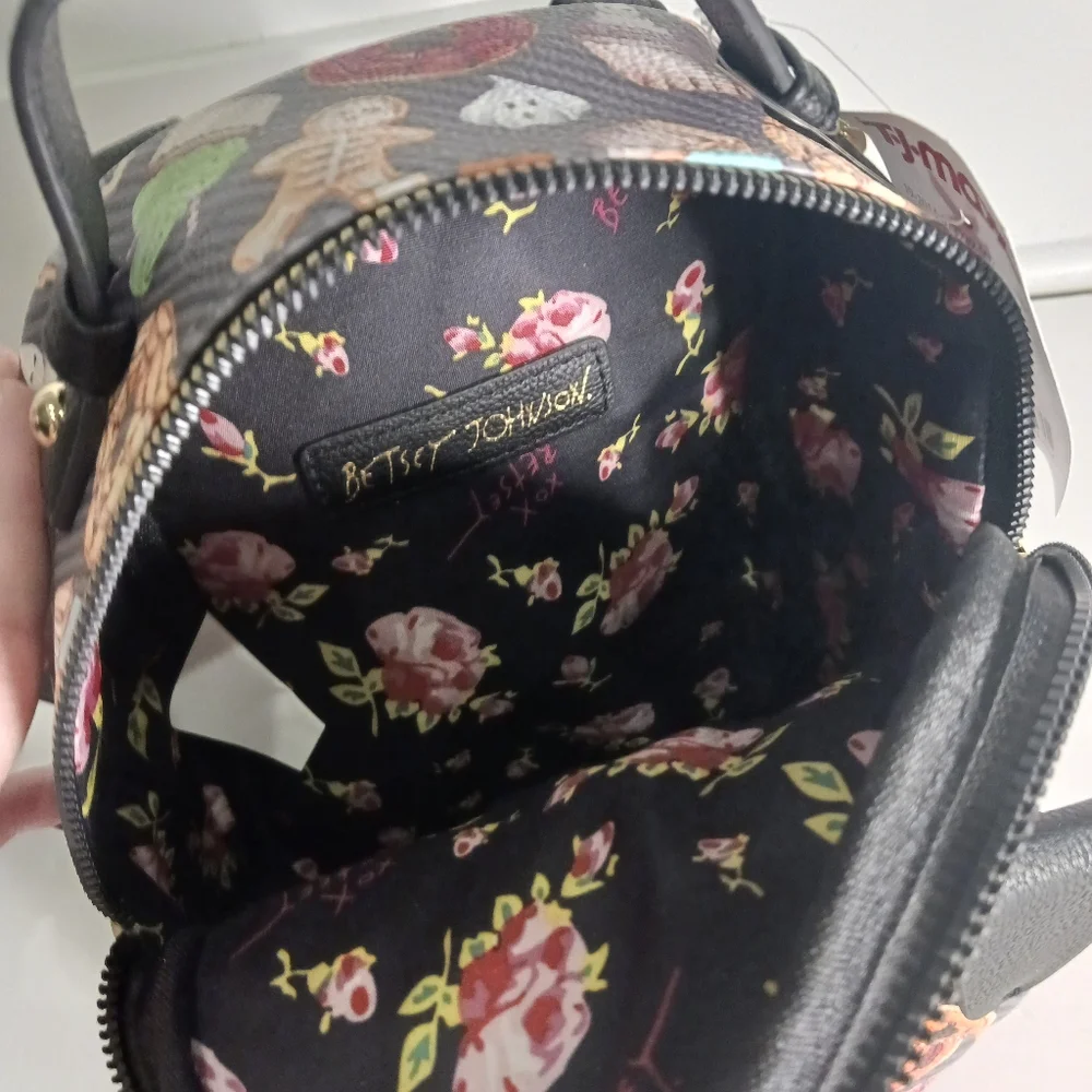 Halloween Betsy Johnson backpack purse